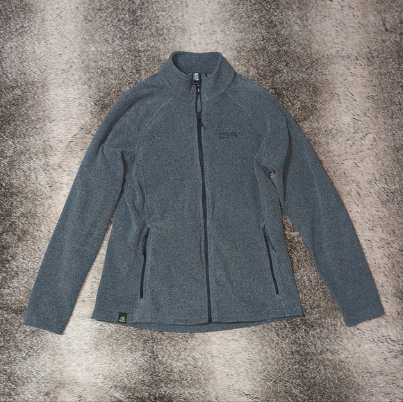 Mountain Hardwear Polartec Microfleece Full Zip Jacket Grey Women's Medium - Picture 4 of 12